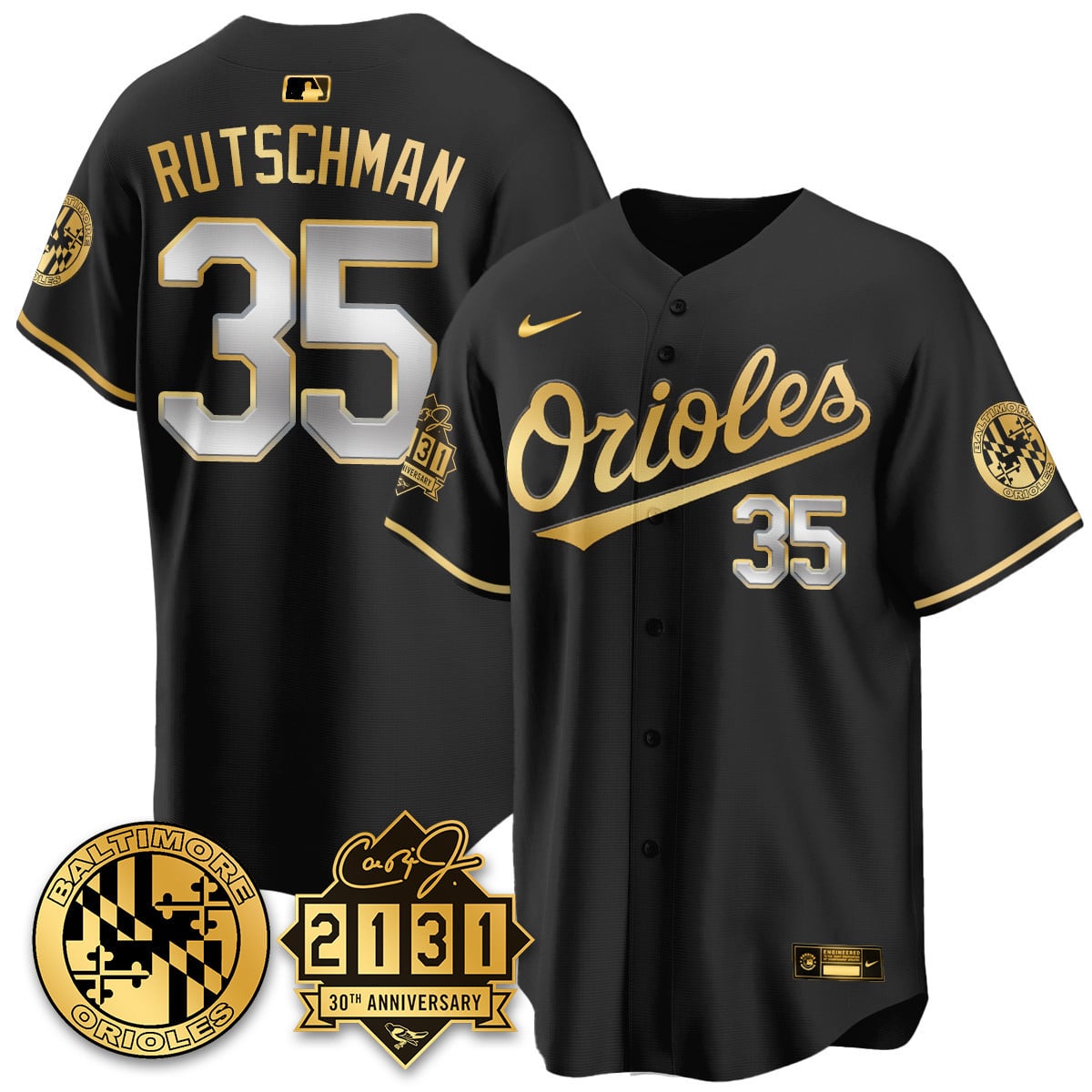 Men's Baltimore Orioles "30th Anniversary of 2131" Limited Jersey - All Stitched