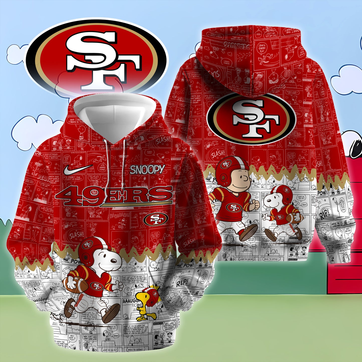 Game Day Snoopy Football All Teams Hoodie Editions Limited