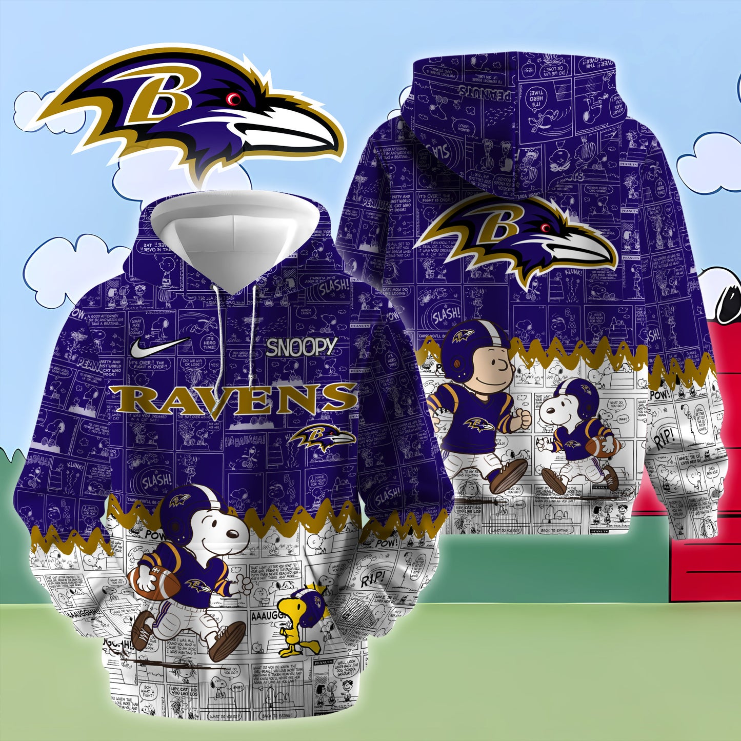 Game Day Snoopy Football All Teams Hoodie Editions Limited