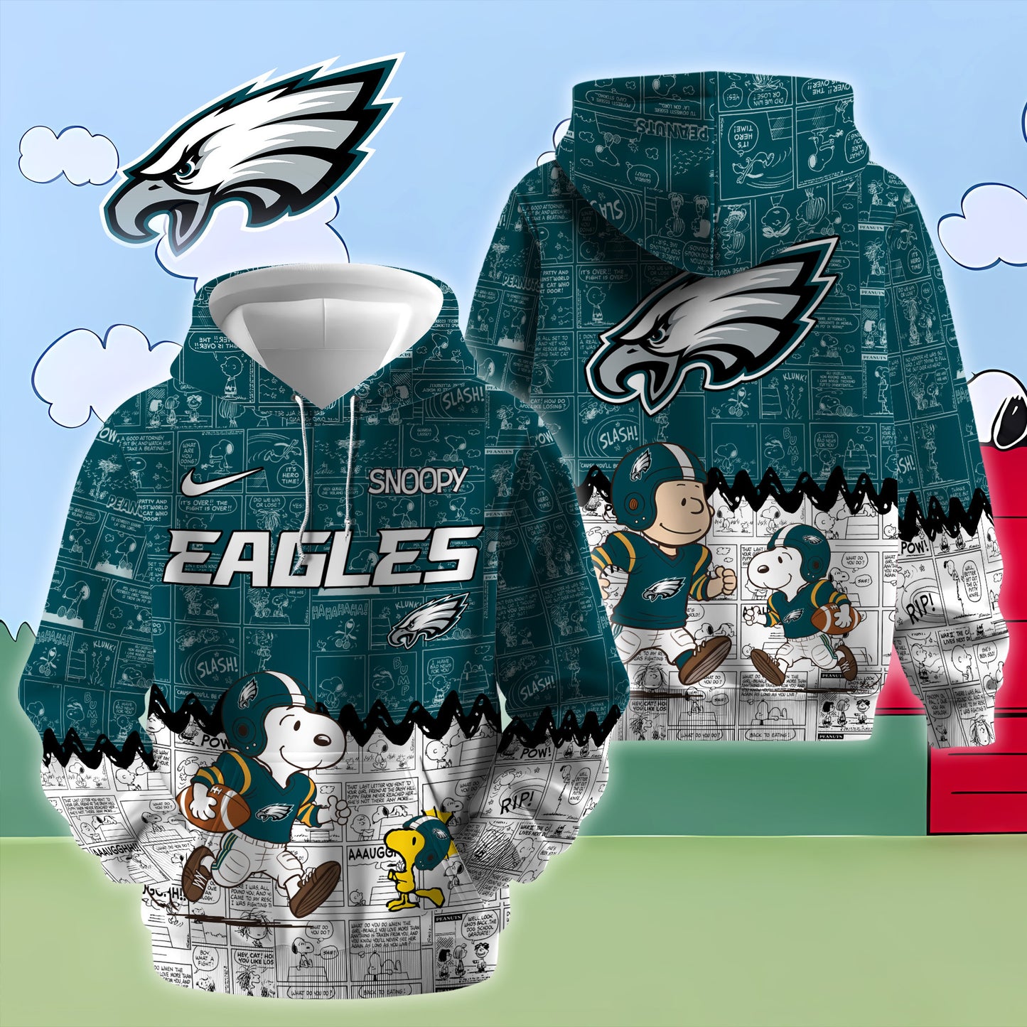 Game Day Snoopy Football All Teams Hoodie Editions Limited