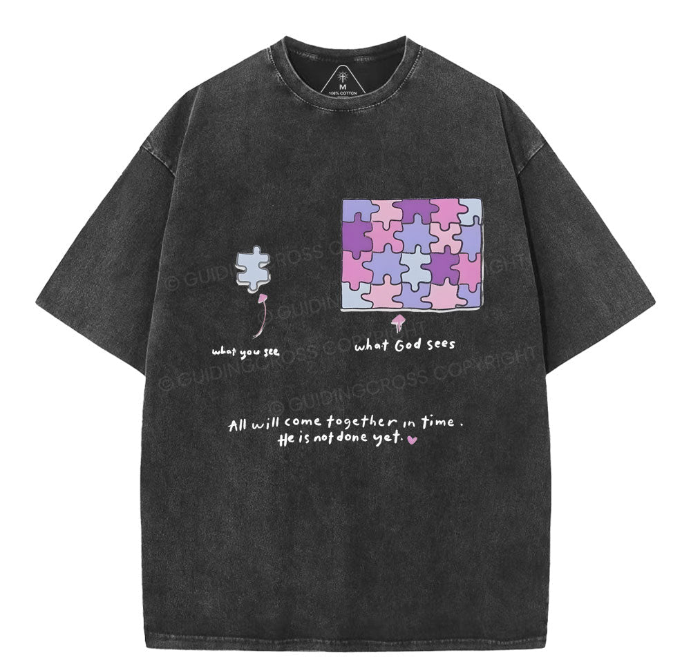 All Will Come Together In Time Christian Washed TShirt  