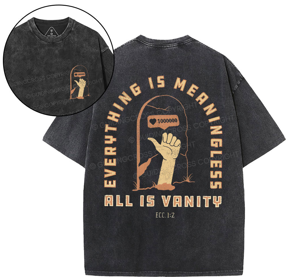 Everything Is Meaningless Christian Washed TShirt  
