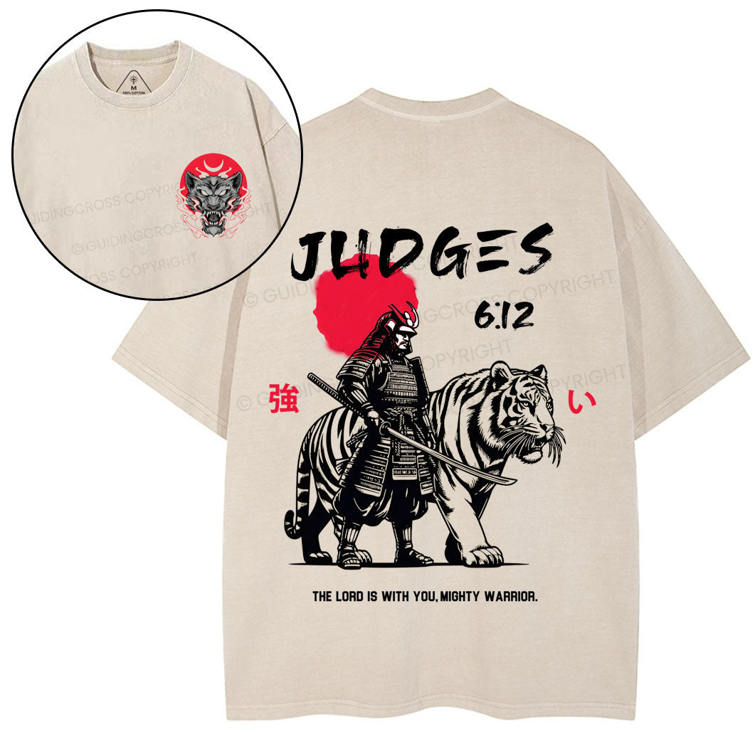 Mighty Warrior Chirstian Washed TShirt  