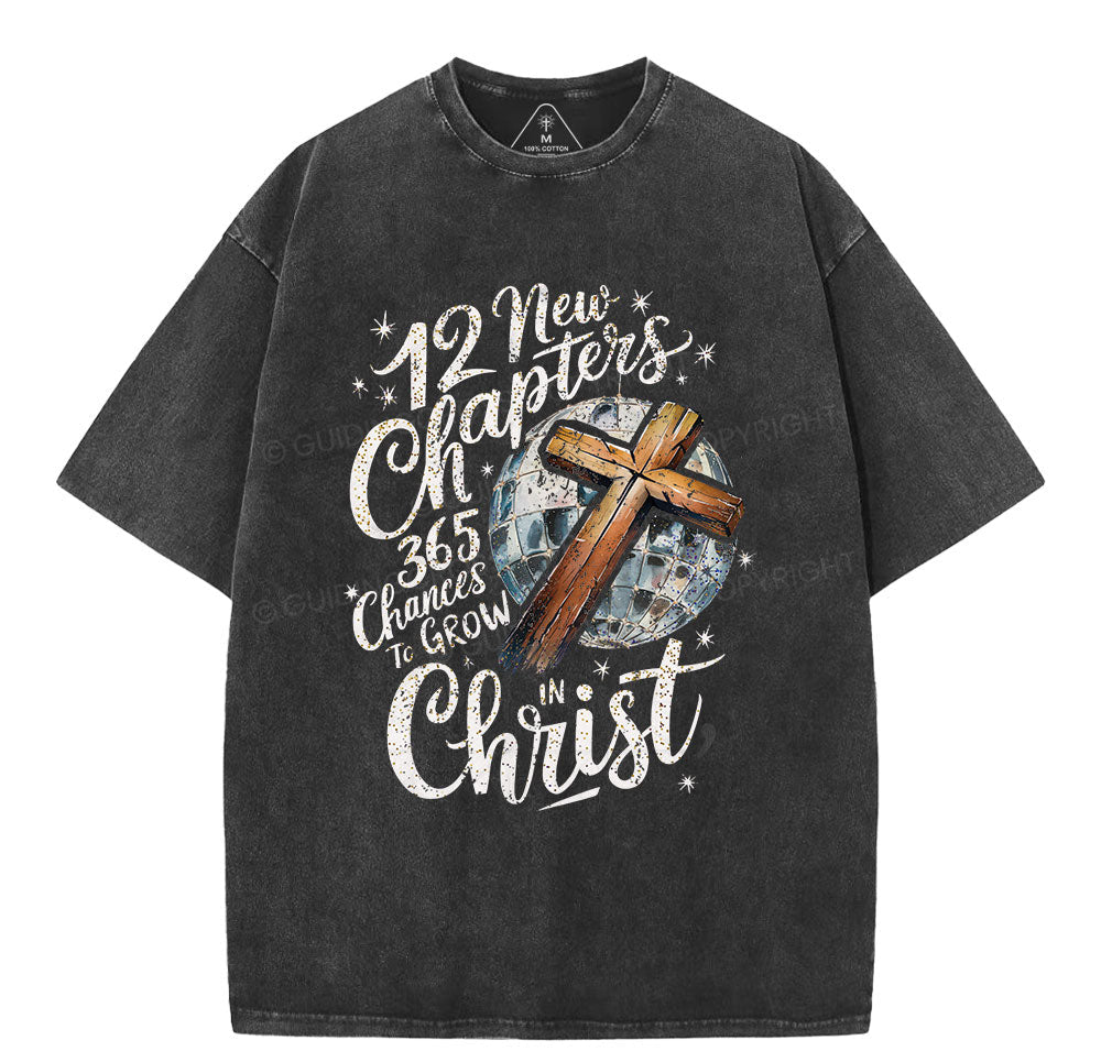 New Chapters In Christ Christian Washed TShirt  