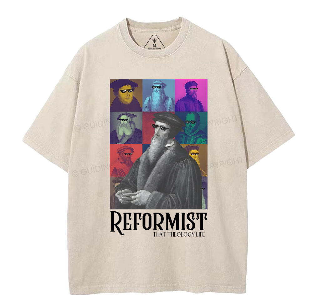 Reformist Christian Washed TShirt  