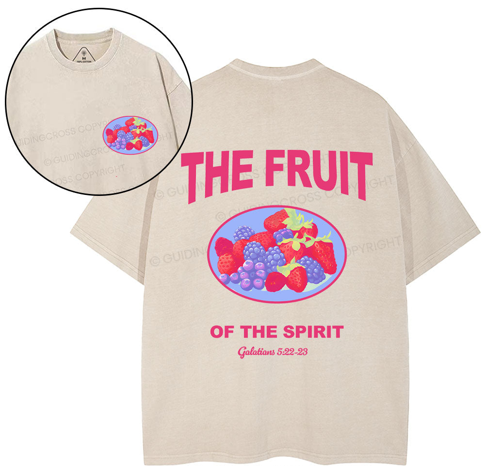 The Fruit Of The Spirit Christian Washed TShirt  