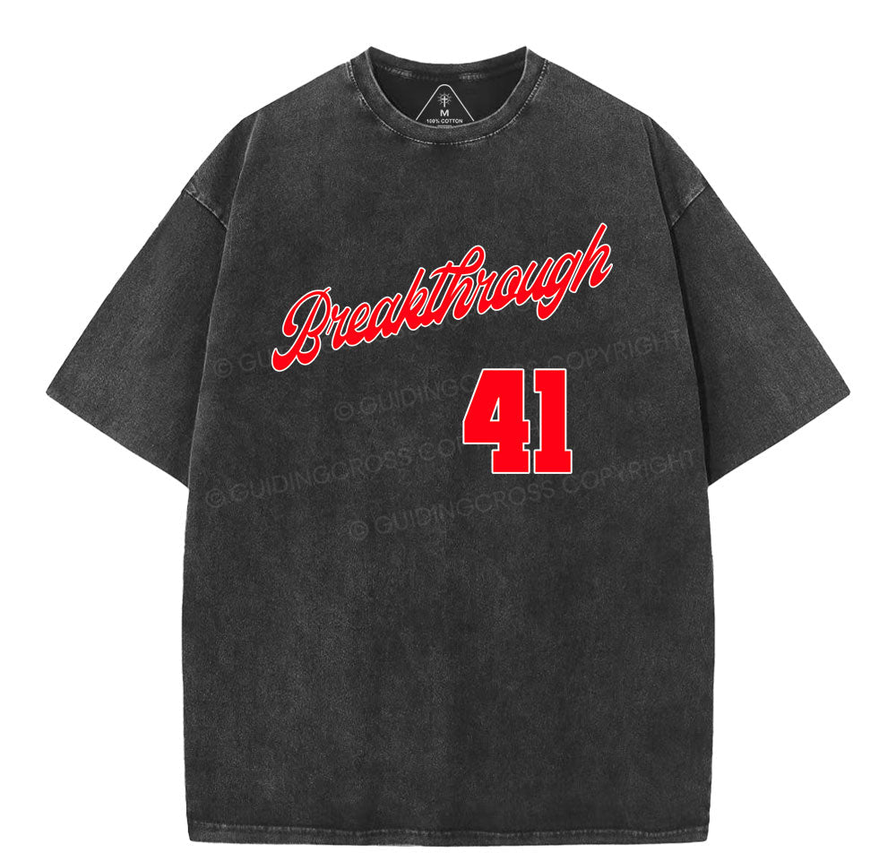 Way Maker Christian Washed TShirt  