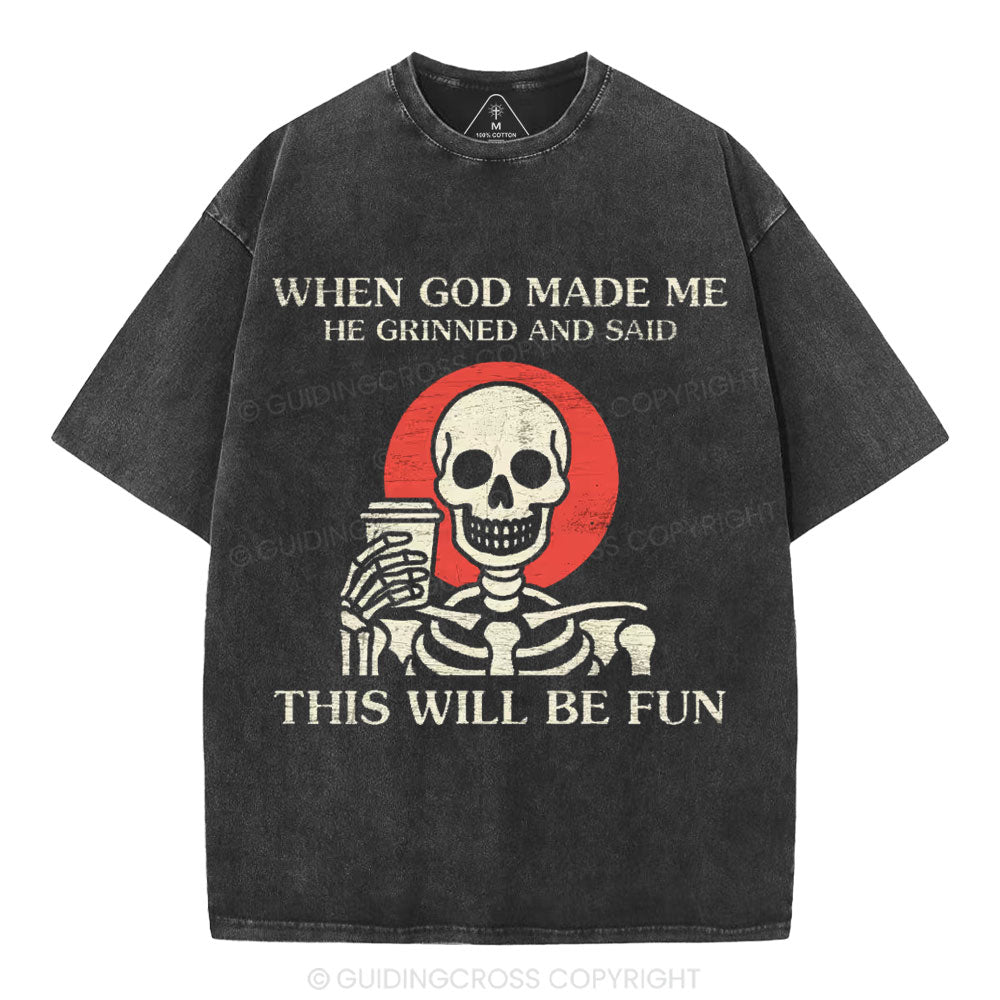 New-Sample Christian Washed T-Shirt Sale - GuidingCross