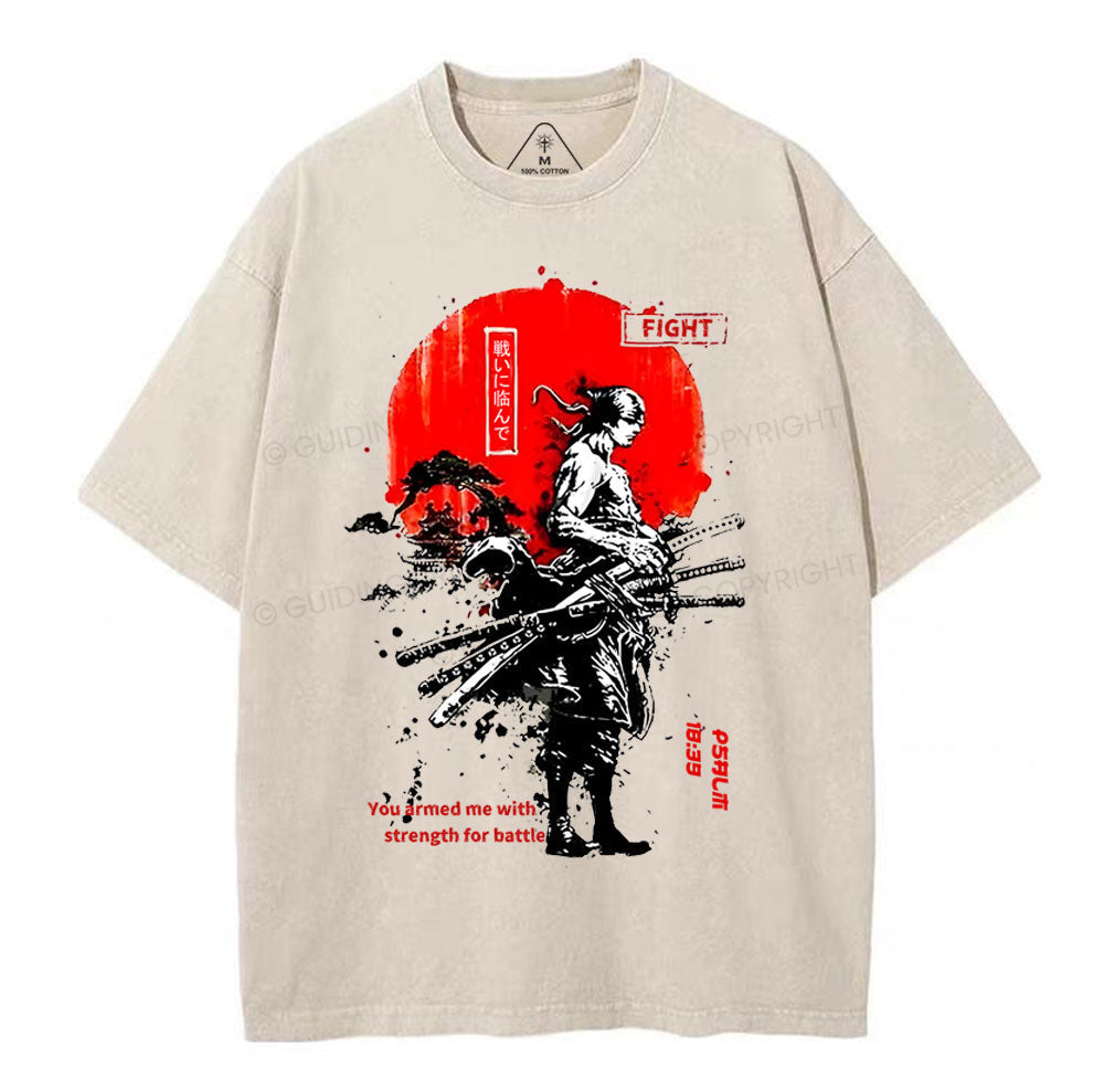 You Gave Me Strength Chirstian Washed TShirt  