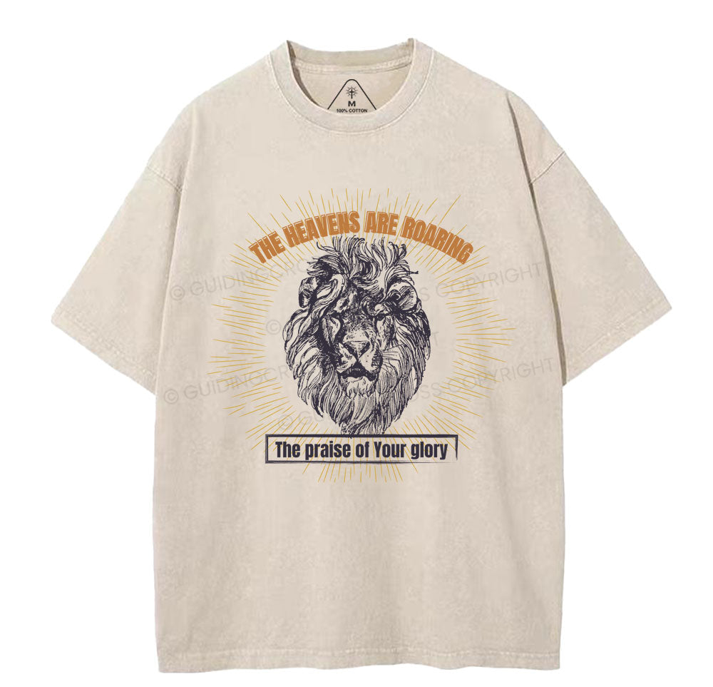 Peace Be Still Christian Washed TShirt  