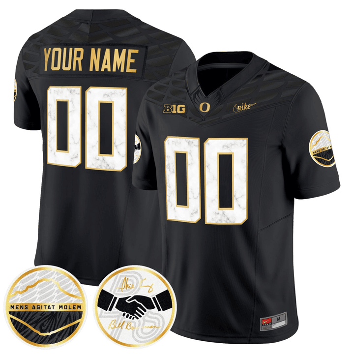 Custom Oregon Ducks 2025 "Shoe Duck" Jersey - All Stitched