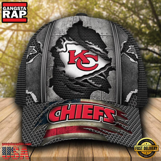 NFL Kansas City Chiefs Football Team Logo Baseball Cap
