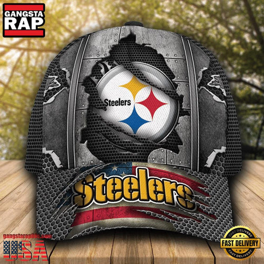 NFL Pittsburgh Steelers Football Team Logo Baseball Cap