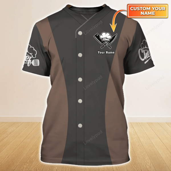 Personalized Chef 3D all over printed, Men's Chef Apparel, Chef Wear Cook Shirts, Chef Uniform - Image 2