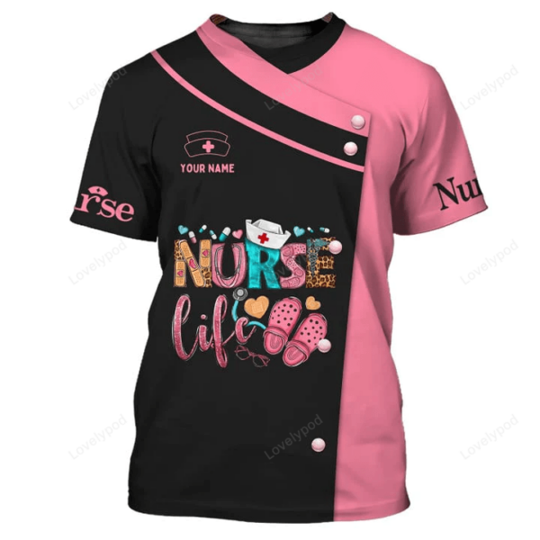 Nursing Life Shirts, Medical Scrubs Clothing, Custom Nurse Tshirt