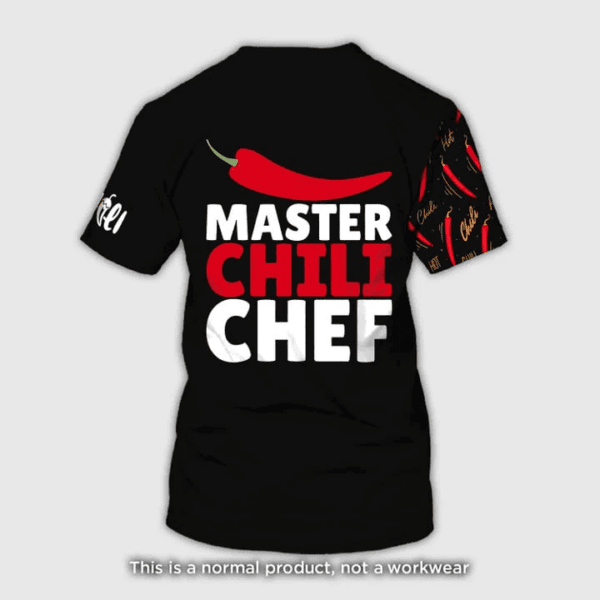 3D All Over Printed Chef Shirt, Chef Personalized Name 3D Tshirt, Gift For Women, Dog Grooming Shirt, Pet Groomer T-Shirt - Image 3