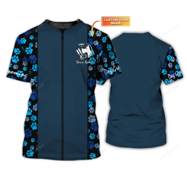 Latest Dog Groomer, Personalized Shirt Grooming Uniform - Image 2