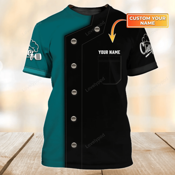 Custom Chef Shirt For Him, Chef Apparel, 3D All Over Printed Master Chef T Shirt - Image 2