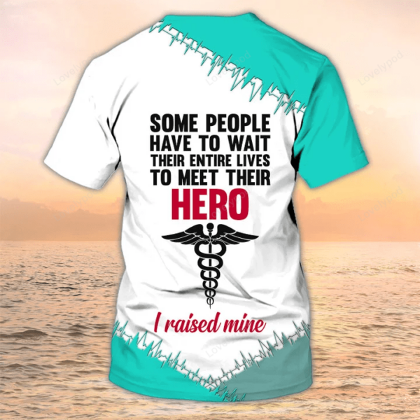 Nurse Mom 3D Tshirt, Nursing Tshirts, Funny Nurse Shirts - Image 2