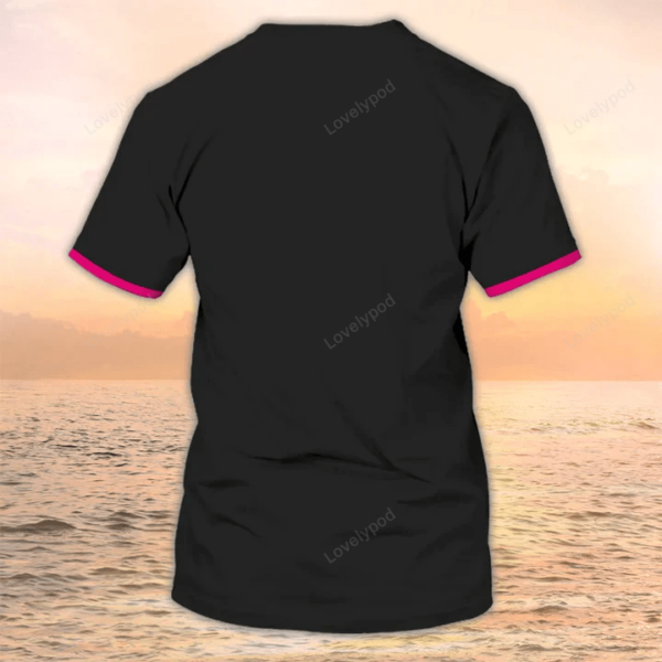 I Am Dog Groomer 3D Shirt for women, Pet Groomer Uniform Pink Salon Pet, Personalized Name 3D Tshirt Groomer - Image 2