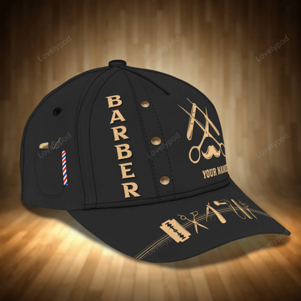 Customized 3D All Over Printed Baseball Cap Hat For Barber Men And Women, Barber Cap, Barber Hat, Gift For Barber - Image 4