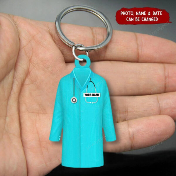 Personalized Nurse Keychain, Gift for nurse Acrylic