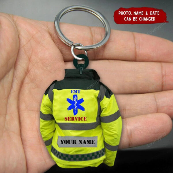 Etm service - Personalized nurse keychain - gift for nurse acrylic keychain new