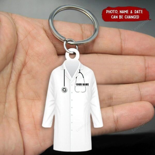 Personalized Nurse Keychain - Gift for nurse Acrylic keychain