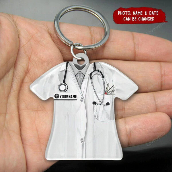 Personalized Nurse Keychain, Gift For Nurse, Keychain Nurse Gifts, Keychain Gifts for Nurses - Image 5