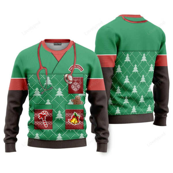 Nurse Ugly Christmas Sweater For Men & Women