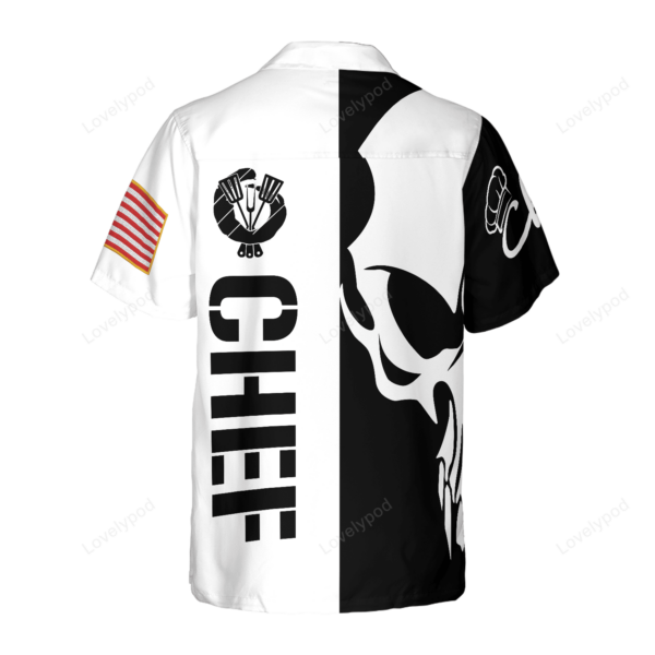 Skull Chef Hawaiian Shirt for Men and Women - Image 2